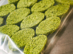 Wallafel Original shape the green one. Falafel