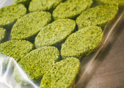 Wallafel Original shape the green one. Falafel