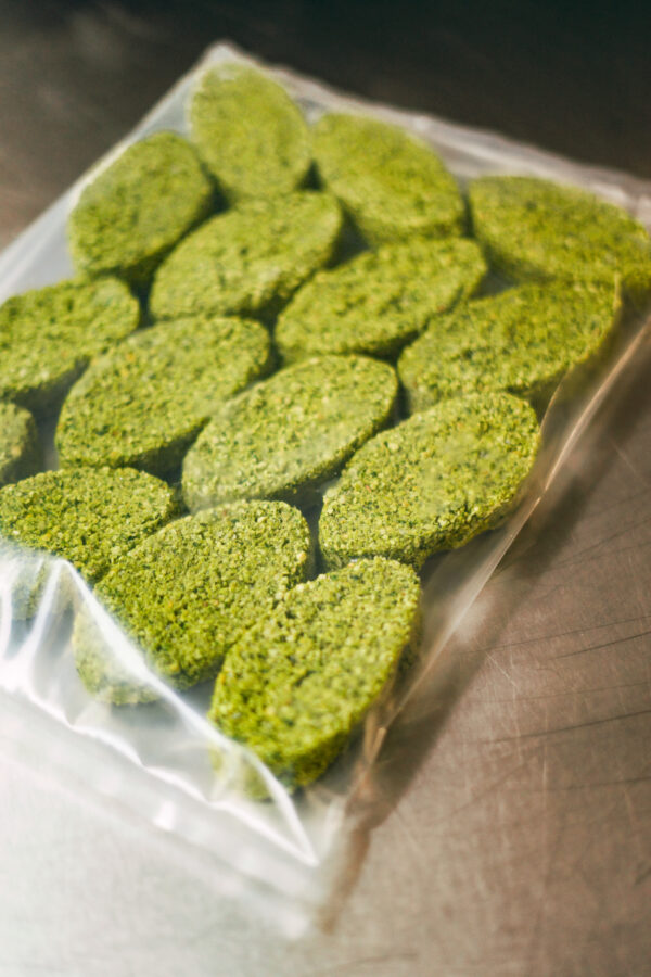 Wallafel Original shape the green one. Falafel